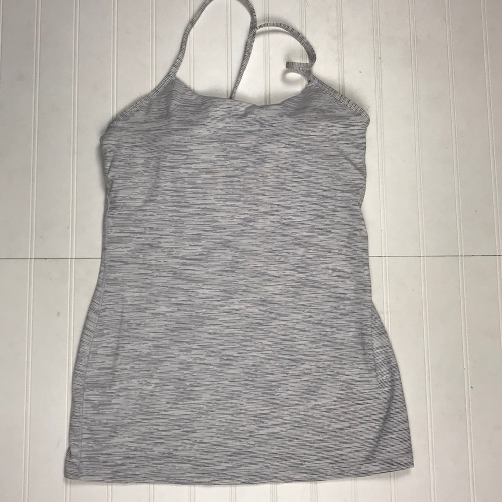 Lululemon Gray tank top 6 (no size, plz. see meas)